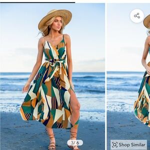 Cupshe geometric dress never worn!